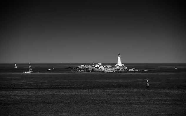 jeff strobel: boston light (lighthouse - boston harbor, boston, massachusetts)