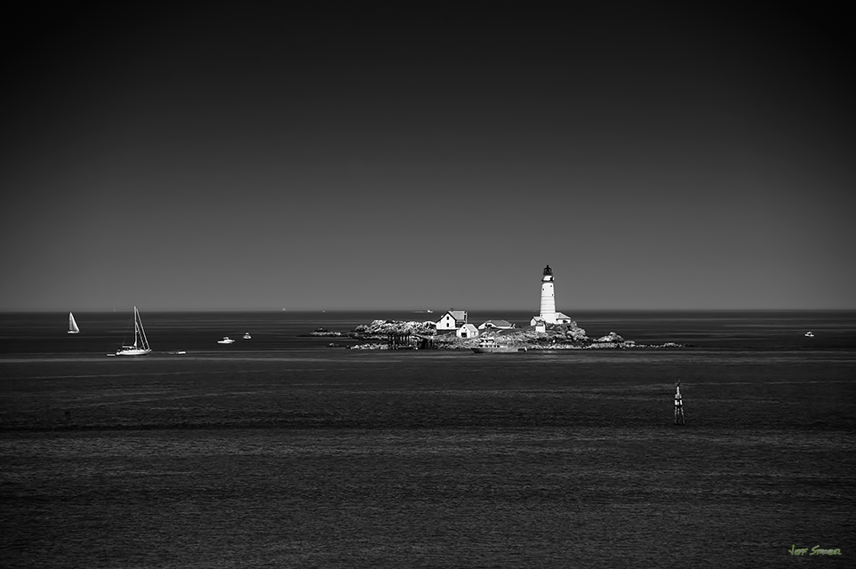 jeff strobel: boston light (lighthouse - boston harbor, boston, massachusetts)