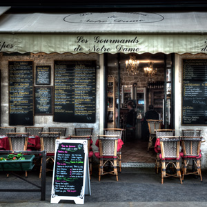 jeff strobel: les gourmands de notre dame (cafe - paris, france)